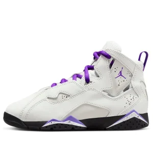 (PS) Air Jordan True Flight 'Light Base Grey White Black Purple Venom' 343796-052