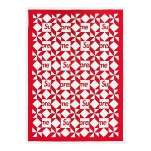Supreme Patchwork Quilt 'Red White' SUP-SS23-28