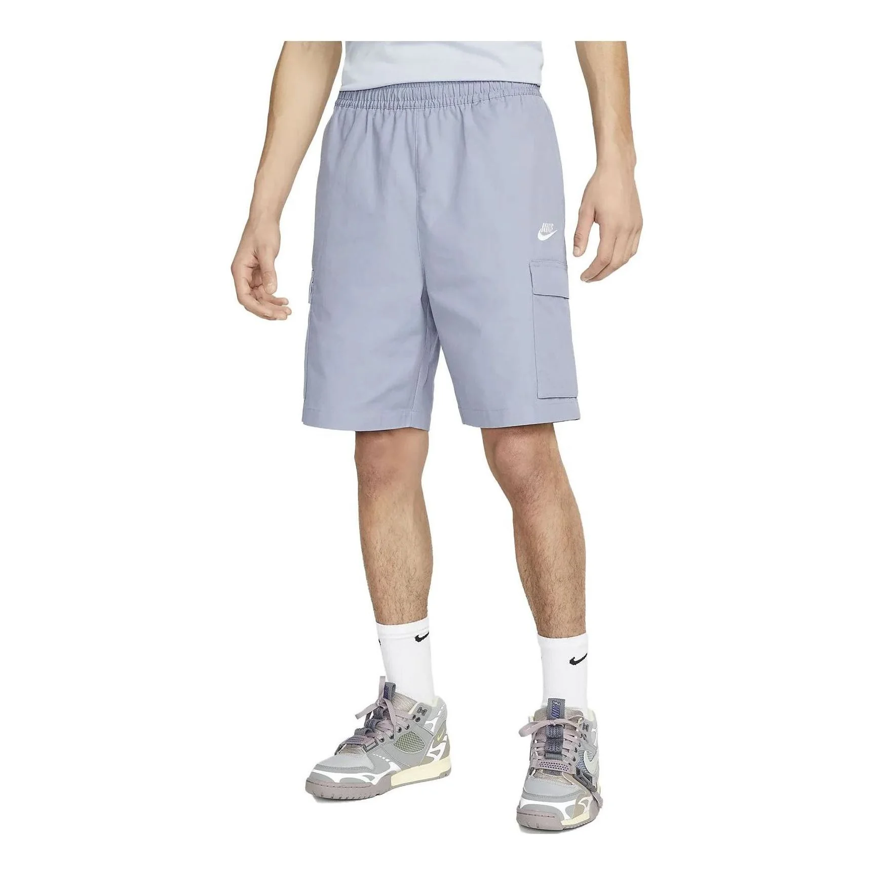 Nike Club Woven Cargo Shorts 'Ashen Slate' FB1246-493