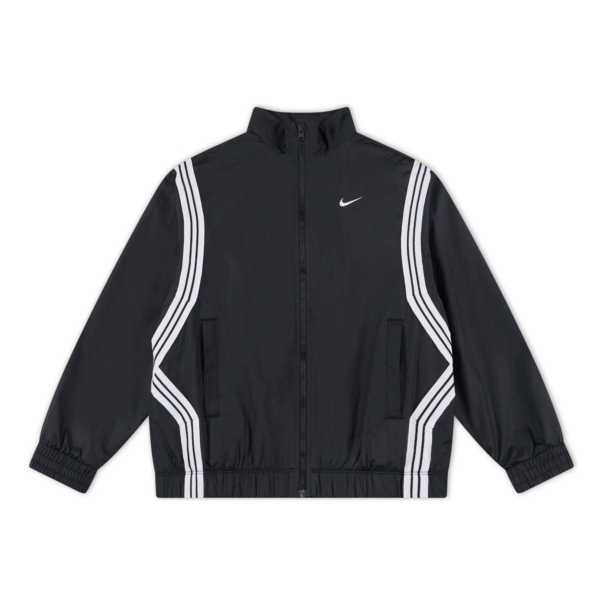 (GS) Nike Crossover Repel Basketball Jacket 'Black White' FZ5233-010