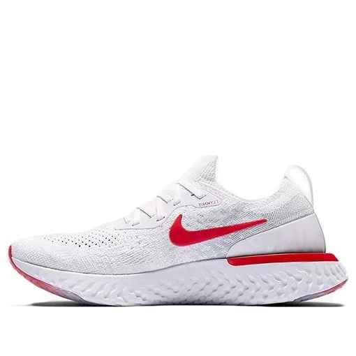 (GS) Nike Epic React Flyknit 'White University Red' 943311-106