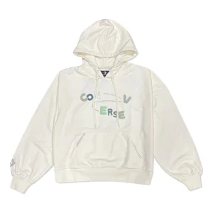 (WMNS) Converse Chain Stitch Hoodie Asia Sizing 'Beige' 10025515-A01