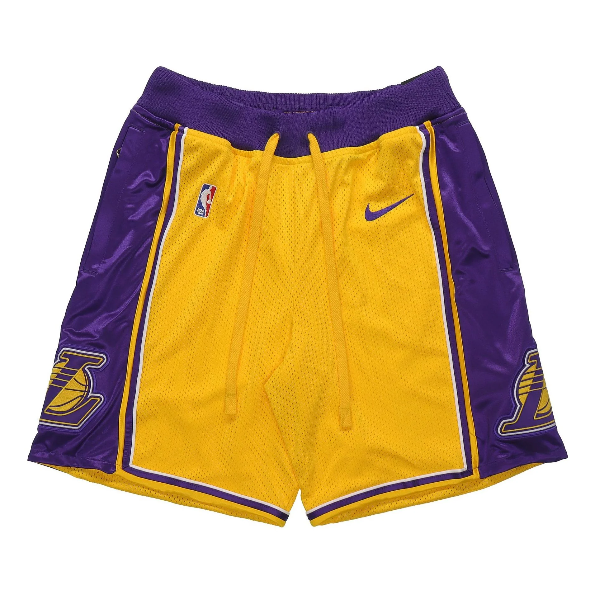 Nike Los Angeles Lakers Basketball Shorts Yellow AJ9170-728