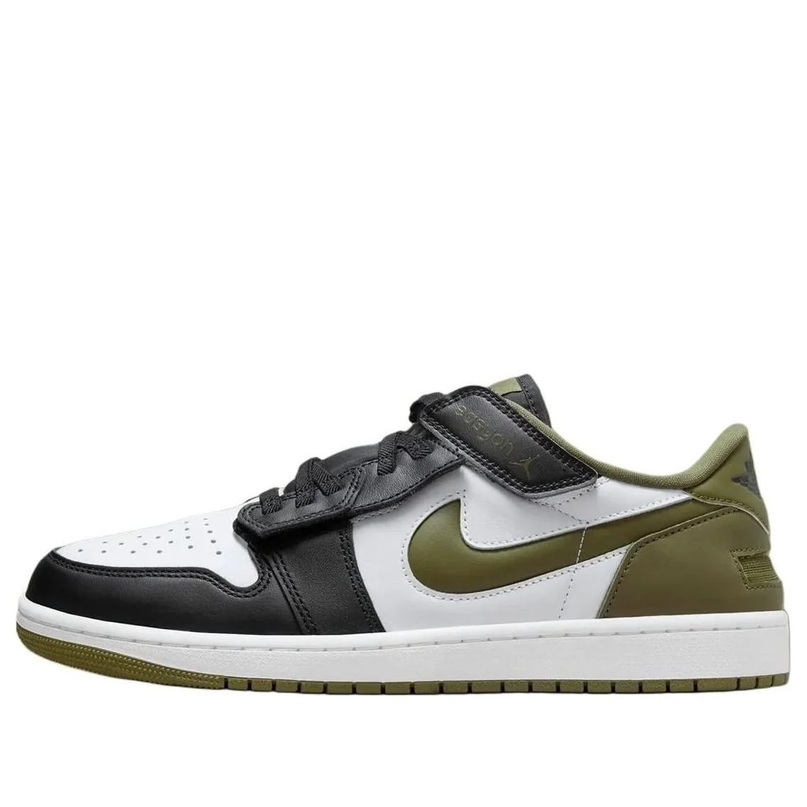 Air Jordan 1 Low EasyOn ‘White Black Medium Olive’ DM1206-102