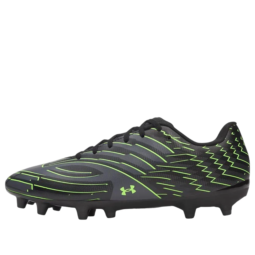 Under Armour Shadow Club 4 FG 'Black Titan Gray Hyper Green' 6006232-001