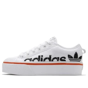 (WMNS) adidas Nizza Platform 'White Black' S42603