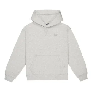 (WMNS) New Balance Athletics French Terry Hoodie Asia Sizing 'Ash Heather' WT41537-AHH