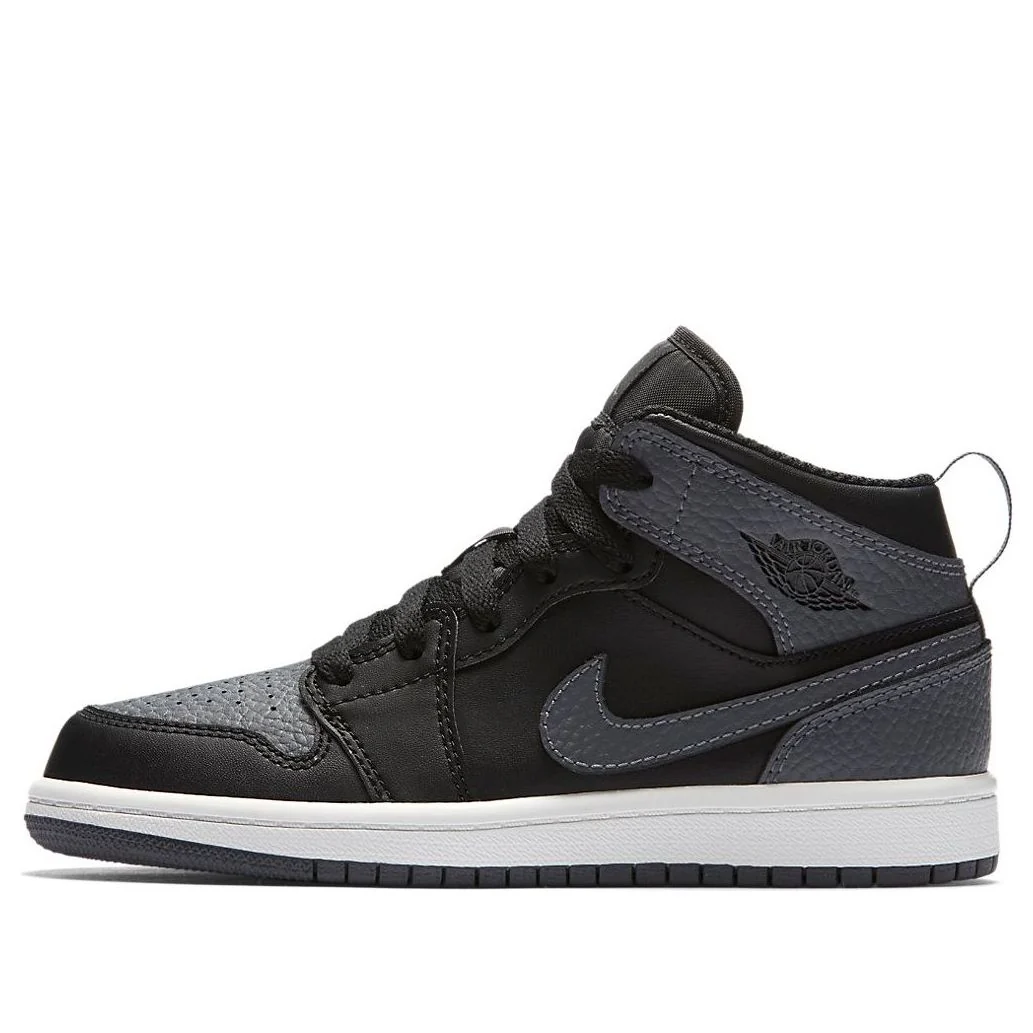 (PS) Air Jordan 1 Mid 'Dark Grey' 640734-041