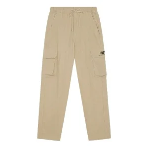 New Balance Logo Casual Cargo Pants Asia Sizing 'Beige' AMP14313-BEI