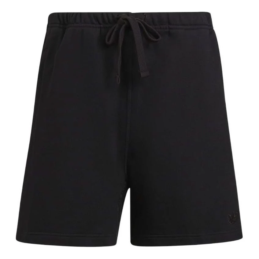 adidas originals Blue Version Solid Color Lacing Athleisure Casual Sports Shorts Black H33447