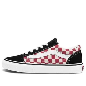 (PS) Vans Old Skool 'Checkerboard - Black Red' VN0A38HB35U
