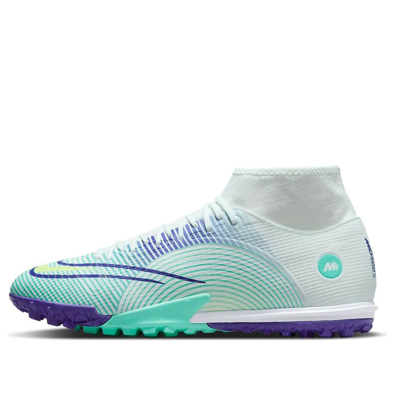 Nike Mercurial Superfly 8 Academy Dream Speed TF Turf 'White Teal Purple' DN3789-375
