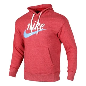 Nike Heritage Logo Printing Pullover Red BV2934-657