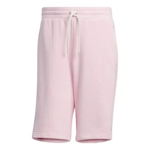 adidas neo Solid Color Lacing Casual Straight Shorts Unisex Pink HS6822