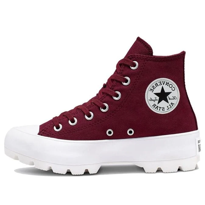(WMNS) Converse Chuck Taylor All Star Lugged High 'Dark Burgundy' 566284C