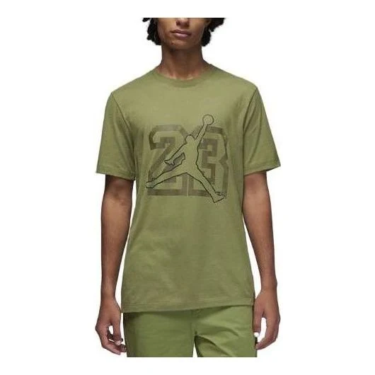 Air Jordan Flight Essentials T-Shirt 'Sky J Light Olive' FB7394-340