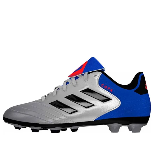 (GS) adidas Copa 18.4 FXG 'Silver Black Blue' DB2468