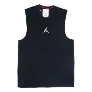 Air Jordan Quick Dry Basketball Training Sports Vest Black CU1025-010