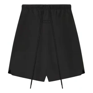 Fear of God Essentials SS24 Nyon Relaxed Shorts 'Jet Black' 160SP244124F