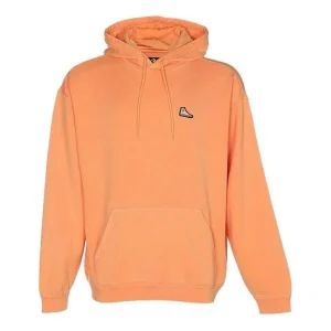 Converse Go-To Sneaker Patch Loose-Fit Pullover Hoodie Asia Sizing 'Pink Orange' 10025537-A05