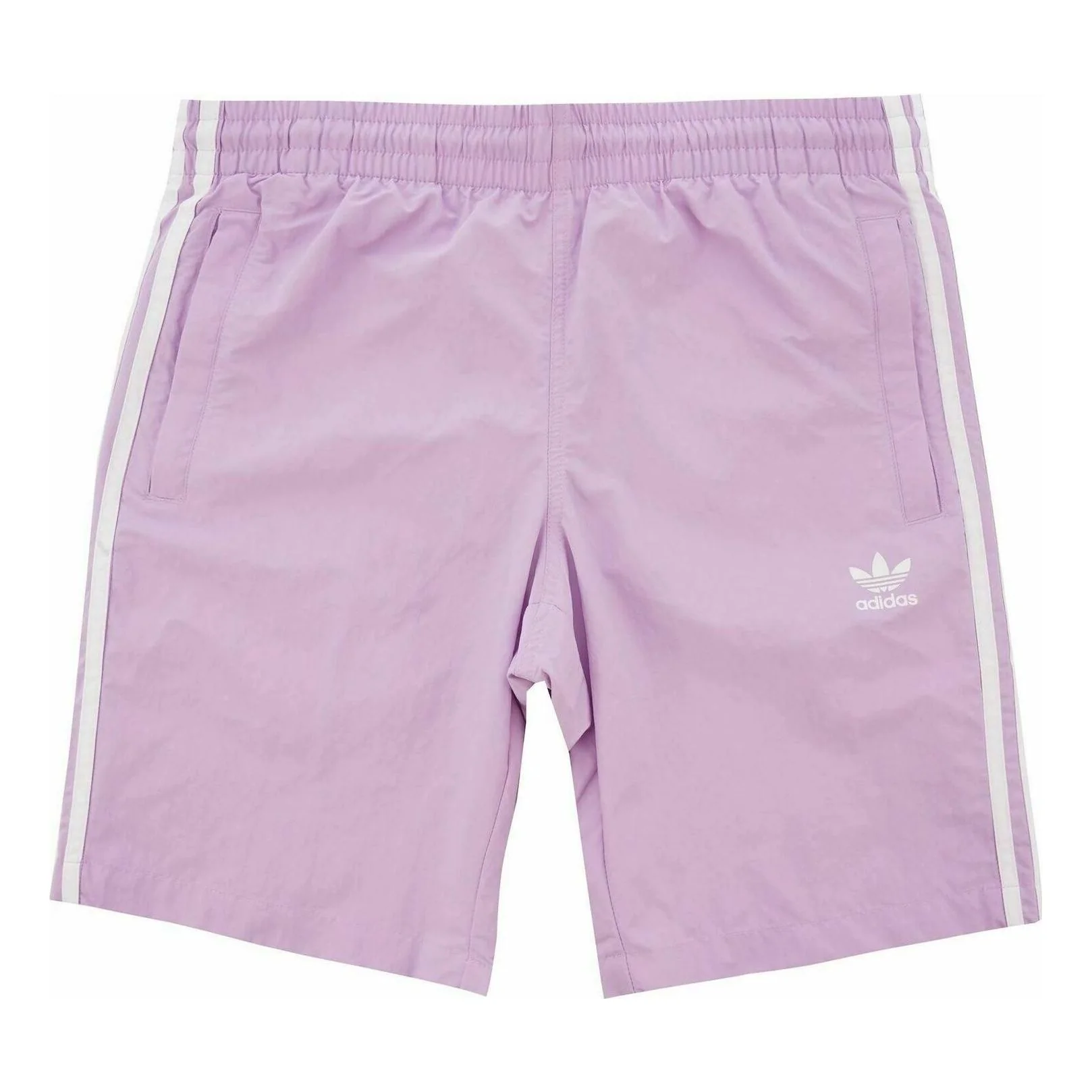Men's adidas originals Stripe Brand Logo Straight Shorts Pink DV1584