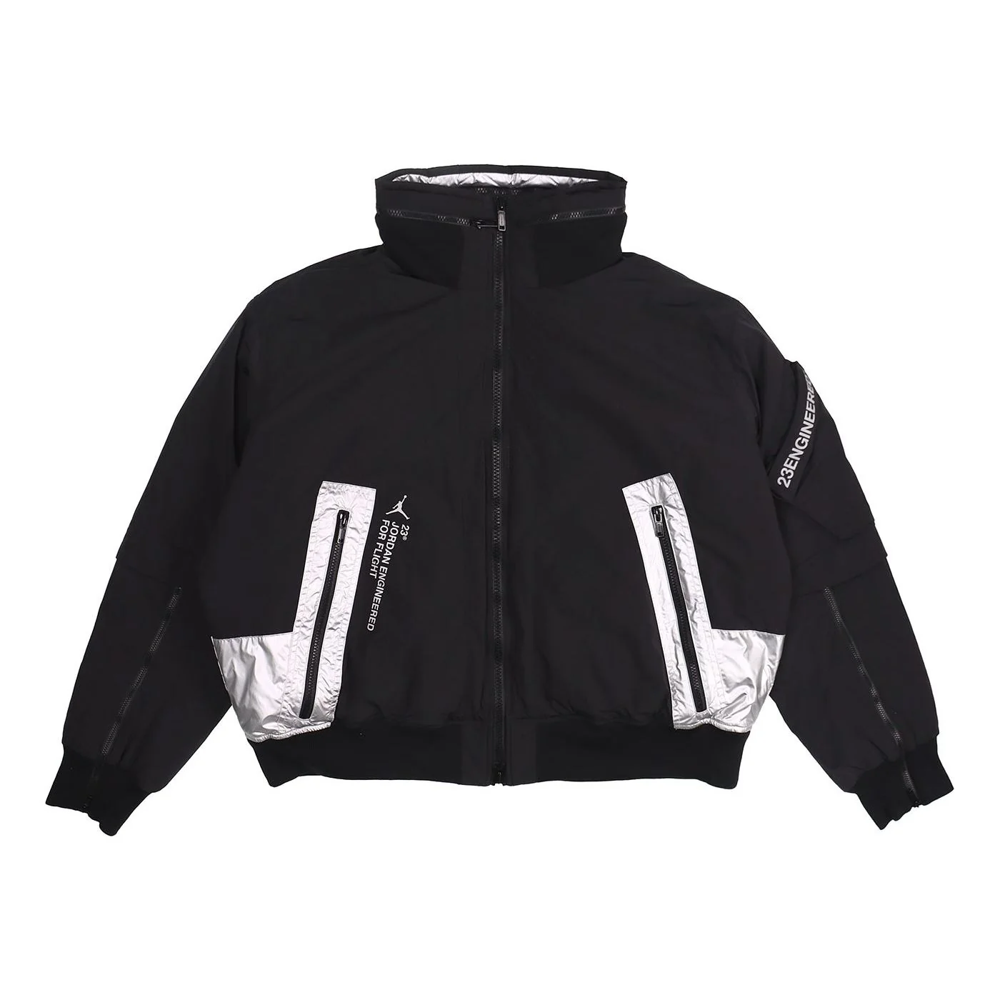 Air Jordan 23 Engineered MA-1 protection against cold Stay Warm Loose Down Jacket Black CQ2465-010