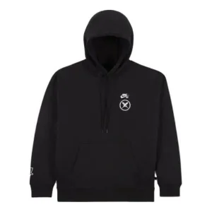Nike SB x Yuto Graphic Fleece Pullover Hoodie 'Black' FN0552-010