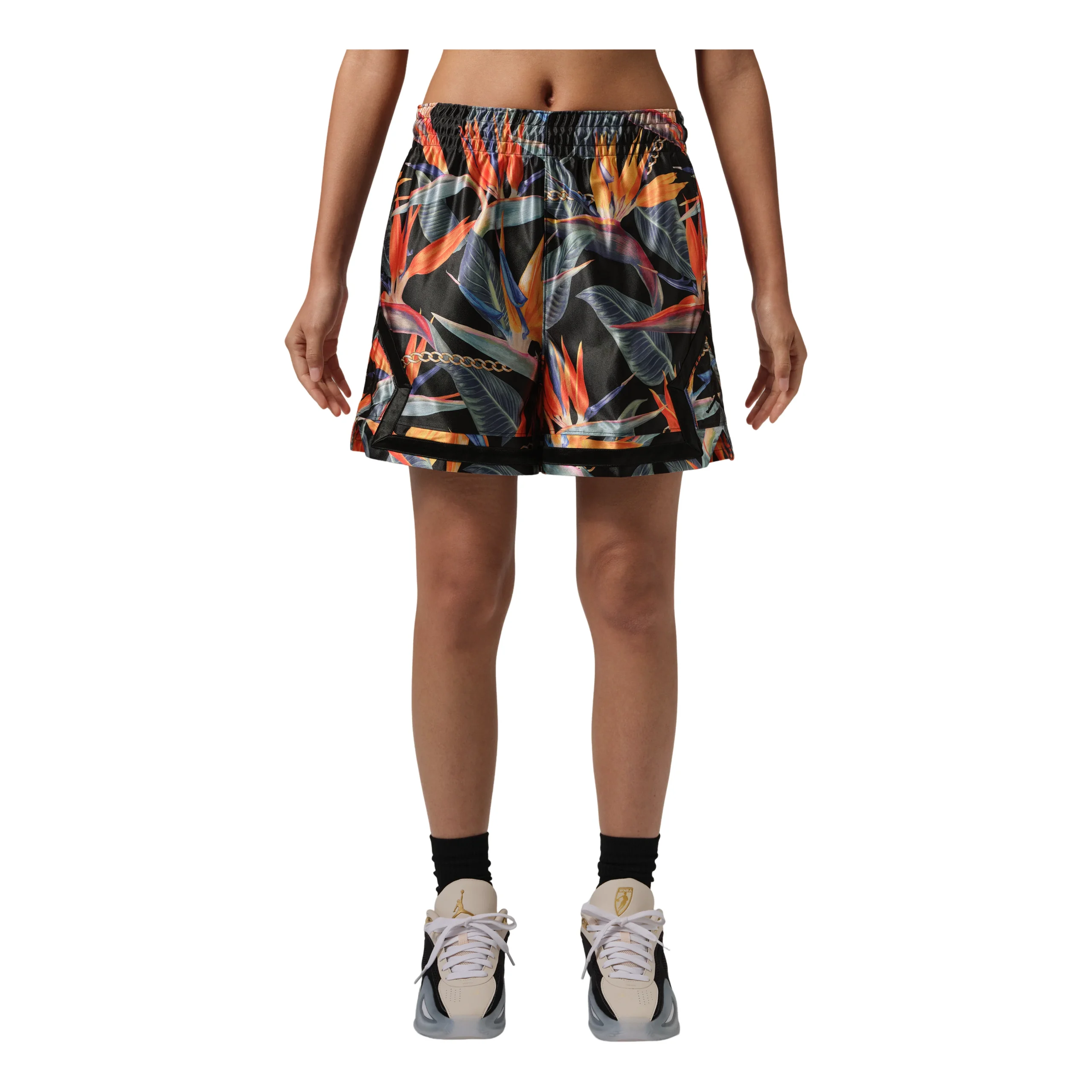 (WMNS) Jordan Sport 4" Diamond Shorts 'Black' IO9109-010