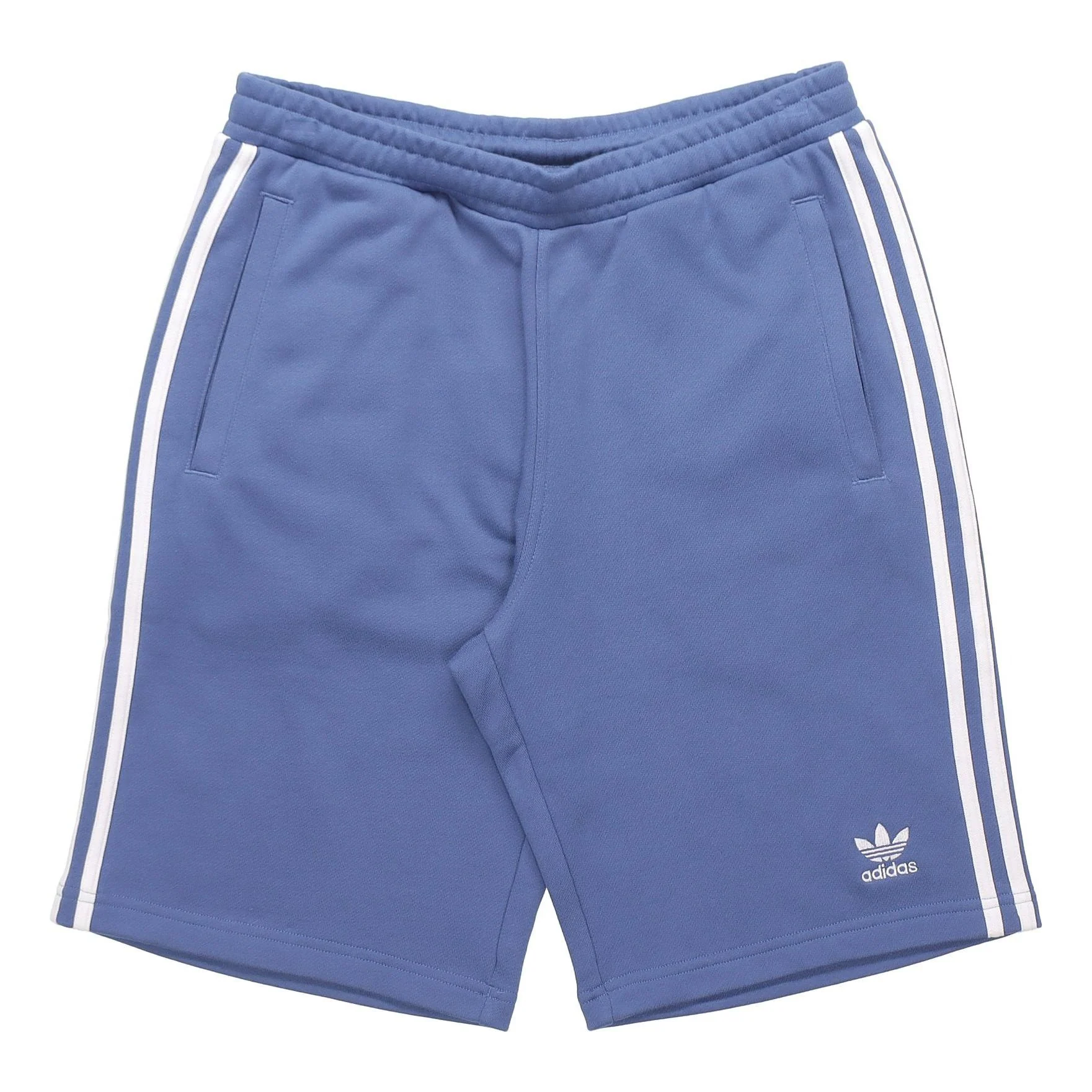 adidas originals 3-Stripes Logo Embroidered Sports Shorts Blue GN4474