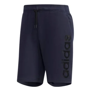 adidas M Ce Shorts Logo Printing Sports Running Knit Navy Blue DW8033