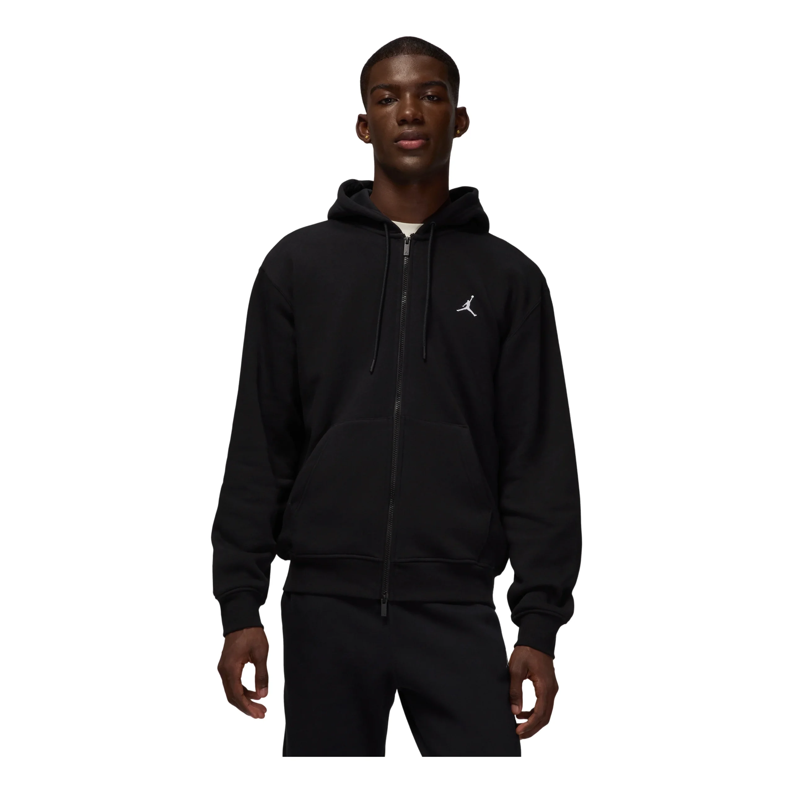 Air Jordan Brooklyn Fleece Full-Zip Hoodie 'Black' FV7289-010