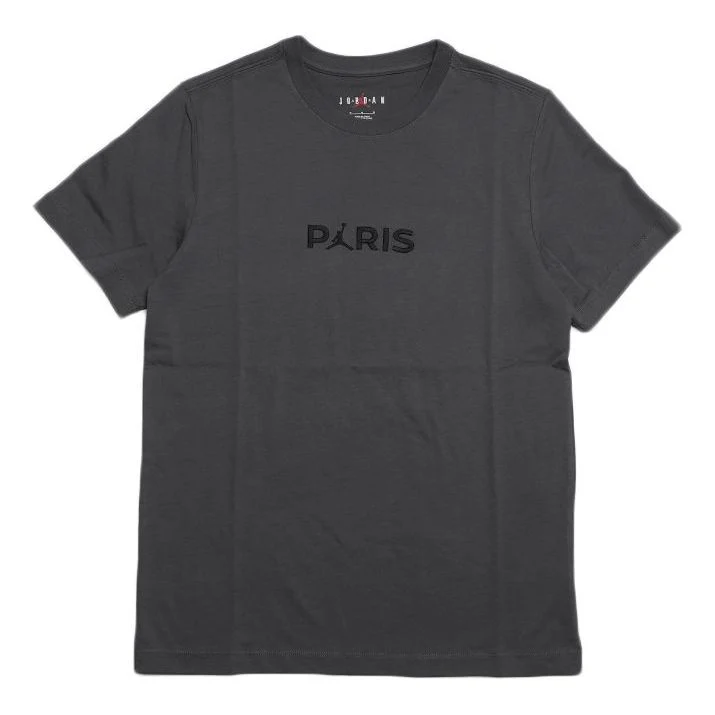 Air Jordan PSG Club T-Shirt 'Black Grey' DZ2941-068