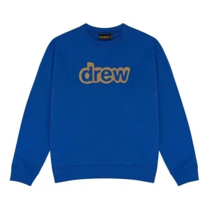 Drew House Secret Embroidered Crewneck Sweatshirt 'Blue' DH-SS23-015