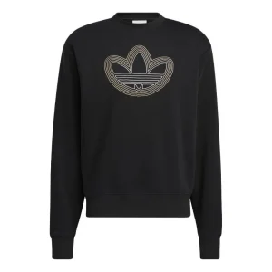 adidas OAC Trefoil Crew Sweatshirt 'Black' HI2975