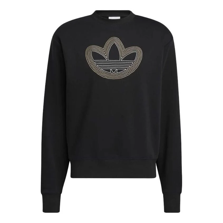 adidas OAC Trefoil Crew Sweatshirt 'Black' HI2975