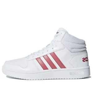 (WMNS) adidas Hoops 2.0 Mid 'White Purple Red' B42101
