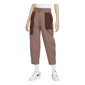 (WMNS) Nike Sportswear City Utility High-Waist Woven Pants 'Brown' DV8033-291