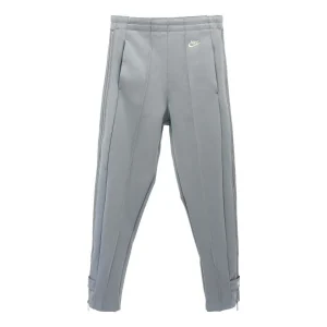 Nike Solid Color Logo Embroidered Casual Sports Pants 'Gray' DQ4241-073