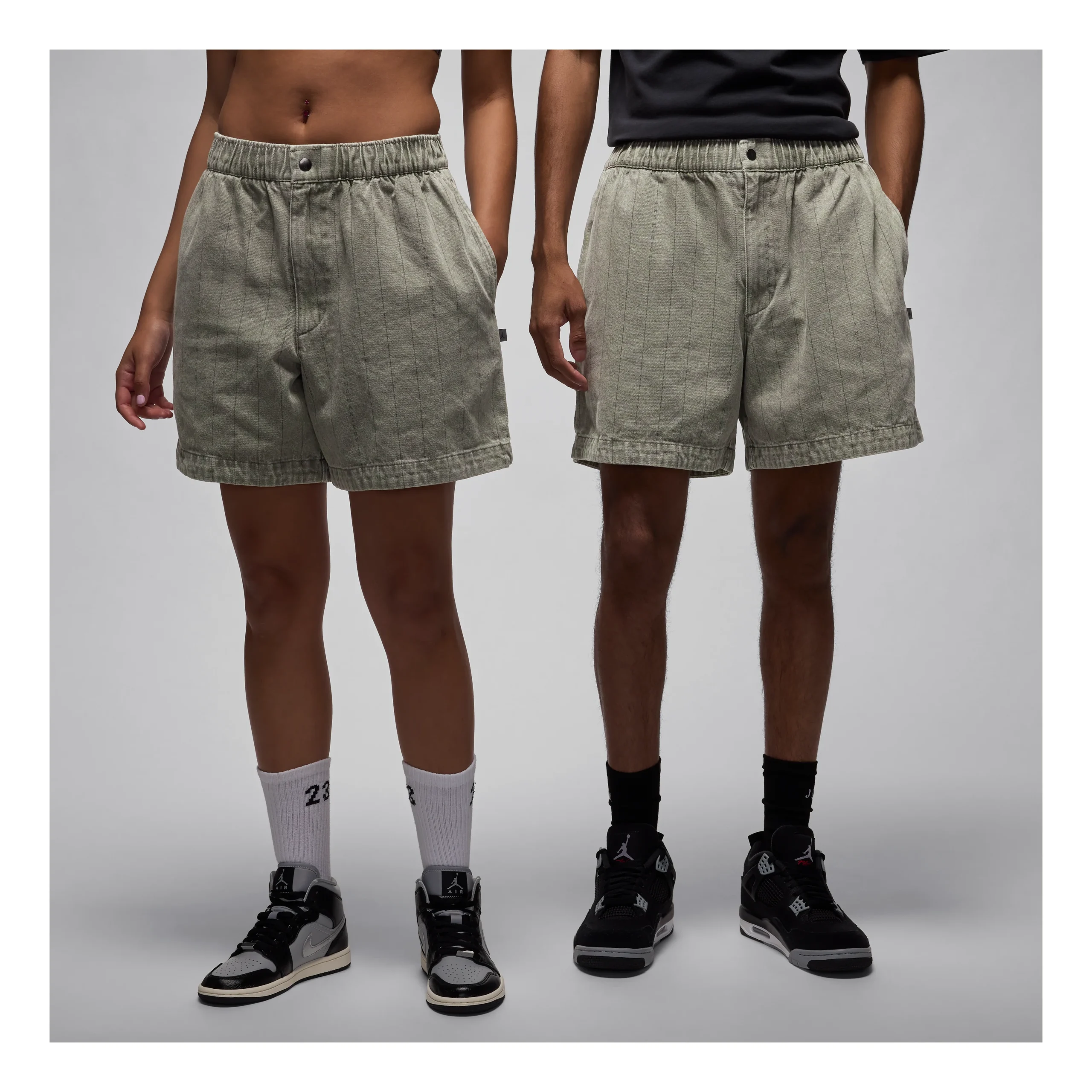 Air Jordan x A Ma Maniere Shorts 'Flat Pewter' HF0536-029