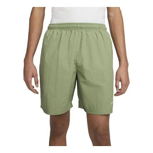 Nike Solo Swoosh Woven Shorts Asia Sizing 'Green' DX0750-386