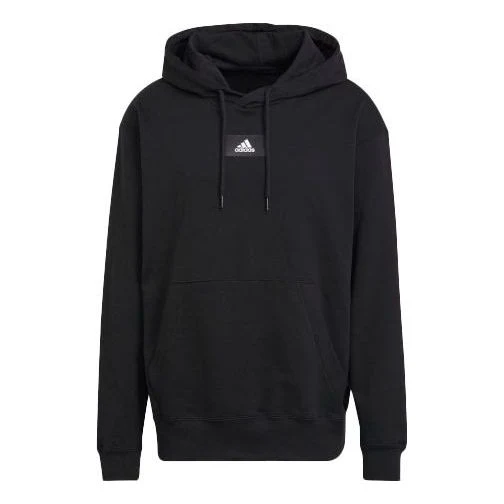 Men's adidas Logo Small Label Solid Color Sports Black HE4354