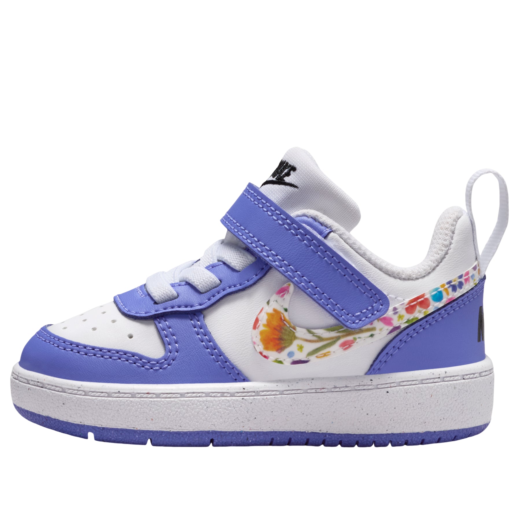 (TD) Nike Court Borough Low 'White Sapphire Black' IQ0877-100
