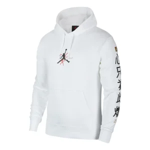 Air Jordan Legacy FIBA Logo Hoodie 'White' CJ9098-100