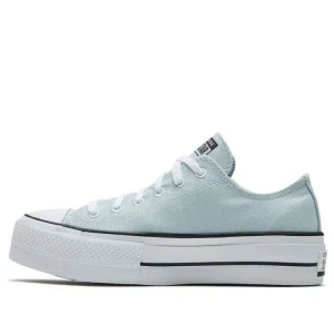 (WMNS) Converse Chuck Taylor All Star Lift Renew Canvas Thick Sole Light Blue Sneakers 'Blue White' 566230C