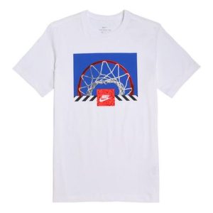 Men's Nike Printing Short Sleeve White T-Shirt CU7639-100