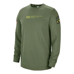Nike Oregon Ducks Salute To Service Team Issue Crewneck 'Olive' DN1719-328