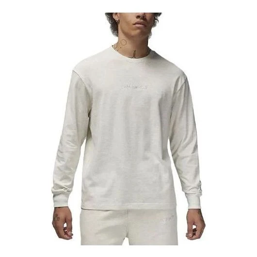 Air Jordan Wordmark Long-Sleeve T-Shirt 'White' FJ0702-141