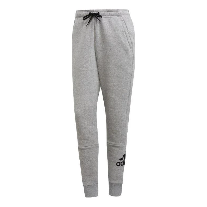 (WMNS) adidas Sportswear Badge Of Sport Sweat Pants 'Grey' DX7966