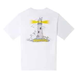 Converse Lighthouse T-shirt Asia Sizing 'White' 10024760-A02
