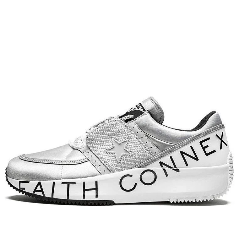 (WMNS) Converse Run Star x Faith Connexion Low Top Metal Silver 565537C